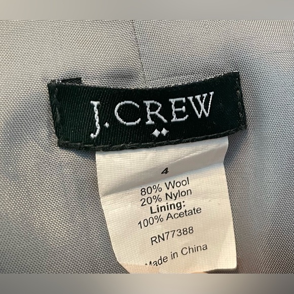 J. Crew Charcoal Wool Blazer - Picture 3 of 4